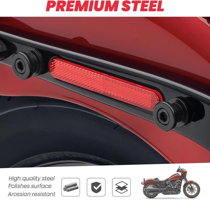 kekykm Softail Holdfast Sissy Bar Docking Hardware Kit For Harley Softail Deluxe Standard Low Rider Street Bob Fat Bob Super Glide 114 FLDE FLHC FLSB FLSL FXBB FXFB FXLR 114 2018-2024 - Image 4